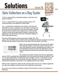 Adding Data Collection to Bag Sealer