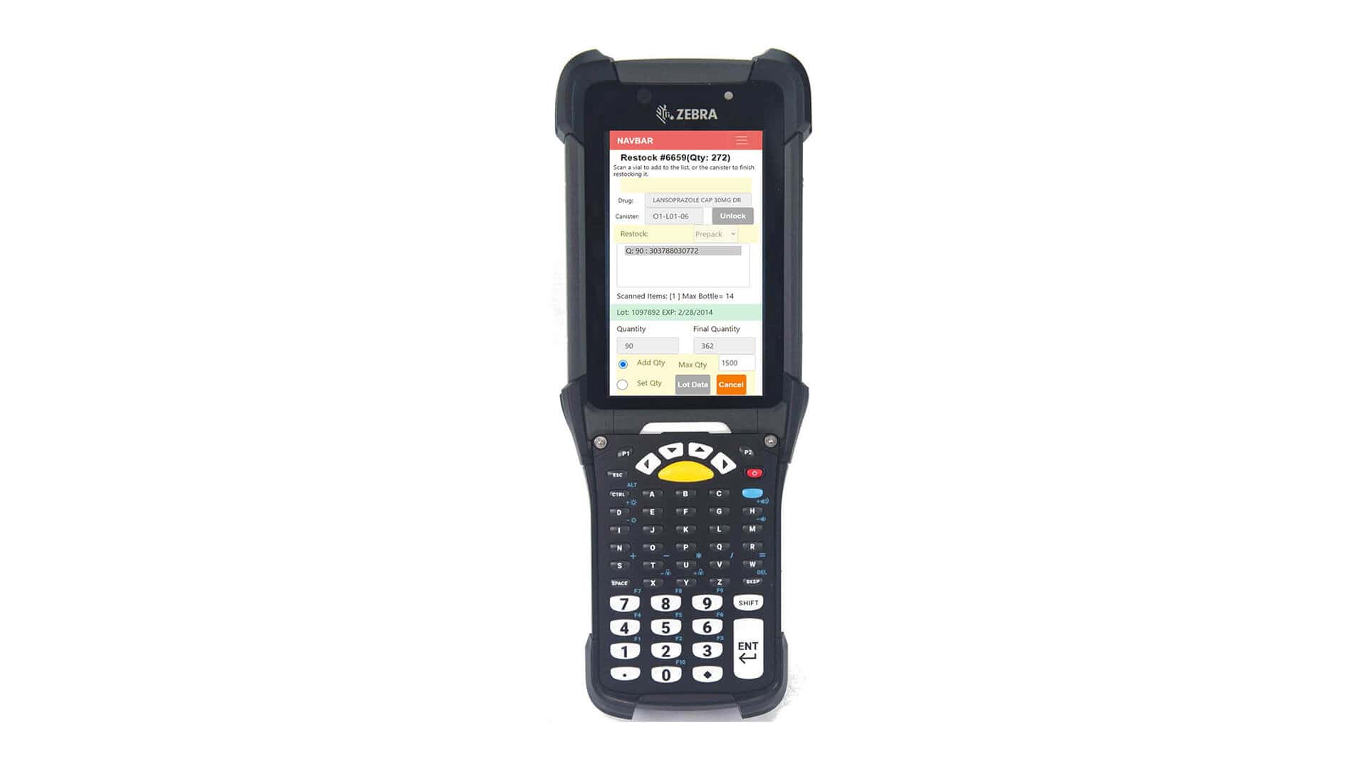 Zebra MC9300 with Custom Web App