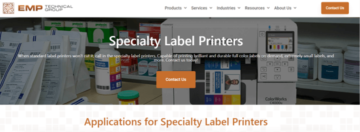 Color Label Printers We Have Options Emp Tech Group 