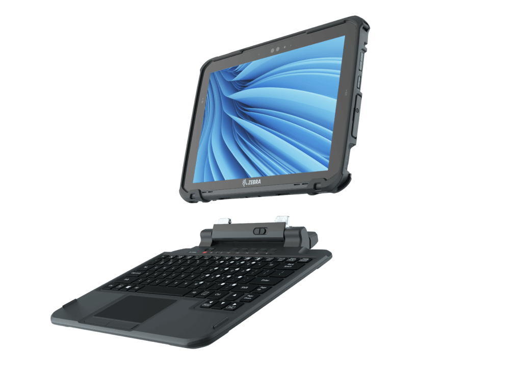 Zebra ET80/ET85 rugged tablet with detachable keyboard