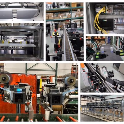 A collage of Semi-Automated Solutions for Inventory Tracking and Warehouse Management