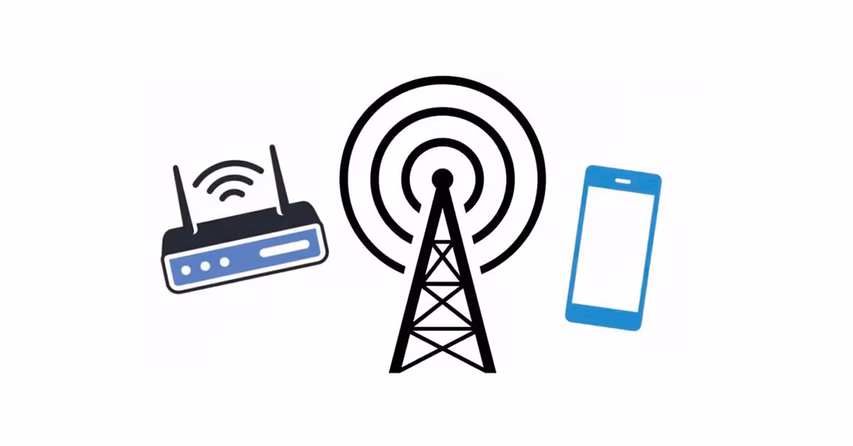Radio, Cell Tower, Phone