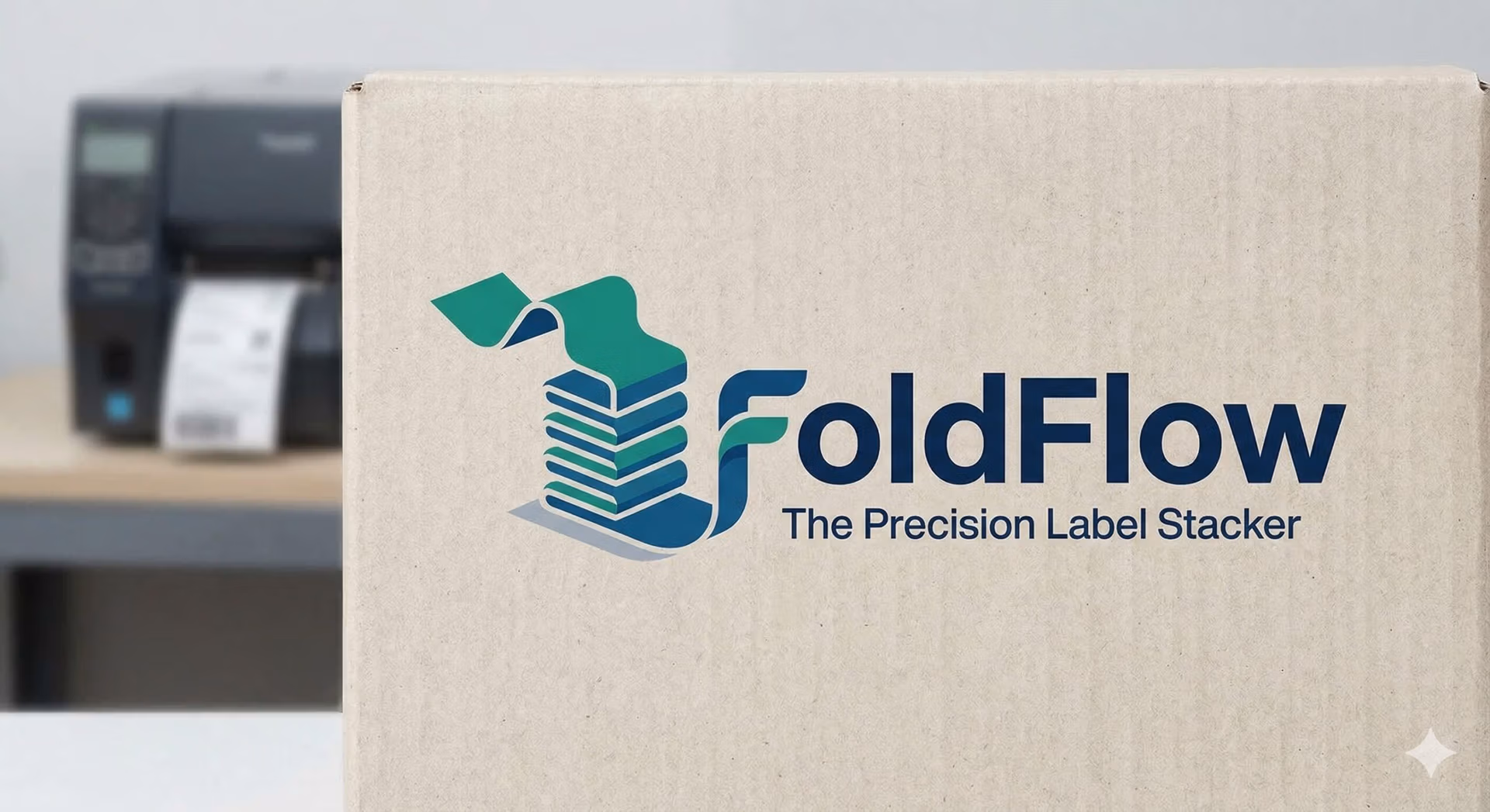FoldFlow Fanfold Label Stacker