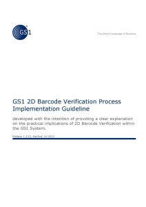 2D Barcode Verification Process Implementation Guideline