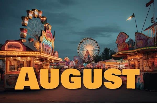 AUGUST banner AUGUST banner