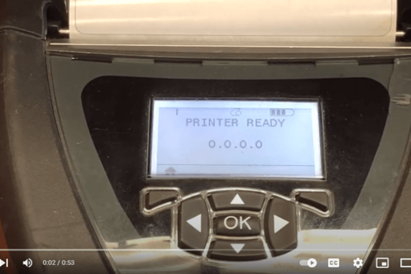 Calibrating Mobile Printer
