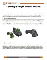 Choosing Barcode Scanner Thumbnail