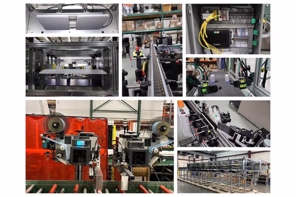 A collage of Semi-Automated Solutions for Inventory Tracking and Warehouse Management