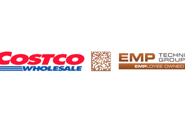 Costco Wholesale logo beside the EMP Technical Group employee-owned logo